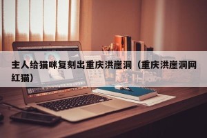 主人给猫咪复刻出重庆洪崖洞（重庆洪崖洞网红猫）