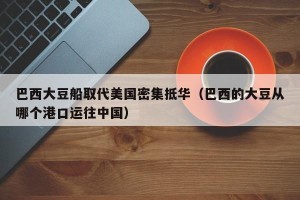 巴西大豆船取代美国密集抵华（巴西的大豆从哪个港口运往中国）