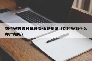 刘传兴对曾凡博是普通犯规吗（刘传兴为什么在广东队）