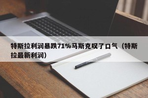 特斯拉利润暴跌71%马斯克叹了口气（特斯拉最新利润）